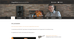 Desktop Screenshot of cologne-guitars.de